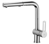 MISCELATORE CUCINA CON DOCCETTA ESTRAIBILE PAFFONI RINGO RIN285 CROMATO OTTONE
