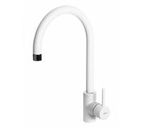 Elleci Miscelatore monocomando con canna girevole CLOUD MKKCLO96 finitura K96 bianco