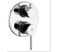 Miscelatore da incasso Doccia con Deviatore Automatico serie Cilindra Argo Rubinetterie Colore:Nero Opaco