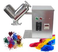 Miscelatore da laboratorio per polveri secche e materiali granulari, Acciaio inossidabile V-Type Mixing Machine, Piccola attrezzatura di miscelazione del laboratorio