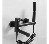 Miscelatore da parete per vasca da bagno con soffione e tubo, design a leva singola per un comodo bagno e doccia