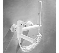 Miscelatore da parete per vasca da bagno con soffione e tubo, design a leva singola per un comodo bagno e doccia