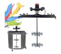 Miscelatore d'aria for vernice a tamburo da 3280 W, macchina for contenitori elettrica portatile, macchina for miscelazione di vernice commerciale portatile con gancio di supporto