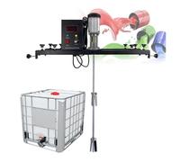 Miscelatore d'aria for vernice a tamburo da 980 W, macchina for contenitori elettrica, agitatore for vernice commerciale con gancio di supporto, lama in acciaio inossidabile