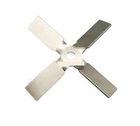 Miscelatore di dischi in acciaio inossidabile, Disco di dispersione a quattro lame for miscelatore da laboratorio con lama agitazione in acciaio inossidabile 304 40-100 mm(100mm)