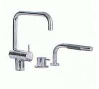 Miscelatore di intervento Vola KV1-500T1, con doccetta a scomparsa, cromato, ...