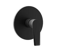Miscelatore Diamond monocomando ad incasso doccia a parete 1 via con sistema install box - CONFEZIONE: 1 pz., Colore: Nero Opaco