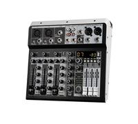 Miscelatore DJ, Mixer 2 Ingressi Mono Stereo Console Di Missaggio Digitale A 4 Canali For Performance Sul Palco In Studio DJ