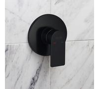 Miscelatore doccia ad incasso a parete nero rubinetto moderno