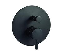 Paffoni Light - Miscelatore ad incasso per 2 utenze, nero opaco LIG015NO