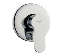 Miscelatore Doccia Ad Incasso Da Parete Rubinetto Monocomando Cromato - CONFEZIONE: 1 pz.