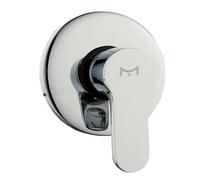 Miscelatore Doccia Ad Incasso Da Parete Rubinetto Monocomando Cromato - CONFEZIONE: 2 pz.