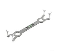 Miscelatore doccia Avendo Livello Righello per Preciso Dualthread Flessibile Compatibile Staffa Posizionatore Supporto Valvola Installazione con Plus Hot