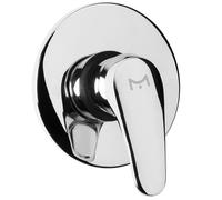 Miscelatore Doccia da Parete Europa ad Incasso Ottone Colore Cromato Bagno