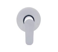 Miscelatore Doccia da Parete Oceania ad Incasso Ottone Colore Bianco Opaco Bagno