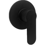 Miscelatore Doccia da Parete Oceania ad Incasso Ottone Colore Nero Opaco Bagno