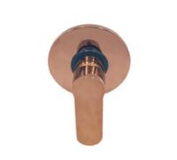 Miscelatore Doccia da Parete Oceania ad Incasso Ottone Colore Oro Rosa