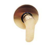 Miscelatore Doccia da Parete Oceania ad Incasso Ottone Colore Oro Satinato