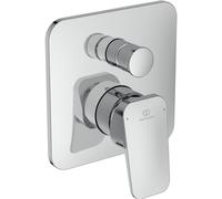 MISCELATORE DOCCIA INCASSO 2 VIE IDEAL STANDARD CERAPLAN CROMO CARTUCCIA CERAMICA Ø 47