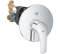 Grohe Eurosmart New Miscelatore Monocomando per Vasca/Doccia ad Incasso, Cromo, Incasso