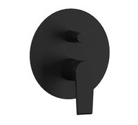 Miscelatore doccia incasso nero opaco con deviatore Mariani serie Artic