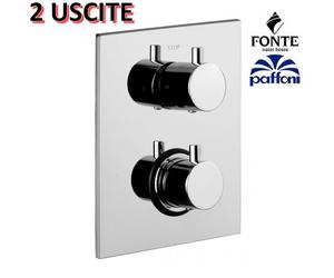 Miscelatore doccia incasso termostatico con deviatore 2 vie - LIQ518 CR LIGHT Pa