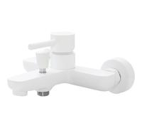 MISCELATORE TERMOSTATICO DOCCIA KIT DOCCIA BIANCO OPACO CON LEVA MONOCOMANDO