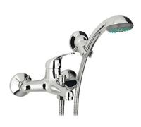 Miscelatore Duplex Vasca da bagno serie Joker con supporto fisso e doccetta mono getto colore cromo ARGO