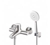 Miscelatore e doccetta per vasca da bagno cromato ATLANTIK40