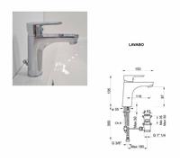 MISCELATORE ECOSTYLE ERCOS PONSI CROMO LAVABO BIDET VASCA DOCCIA INCASSO-ESTERNO