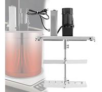 Miscelatore elettrico commerciale con albero di miscelazione a doppio strato e raschietto, supporto in acciaio inox a velocità regolabile per condimenti caldi e salsa di zuppa mescolare, 60 l