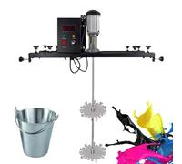 Miscelatore elettrico commerciale del secchio con l'elica del disco della doppia dispersione per la dissoluzione e l'agitazione dell'inchiostro