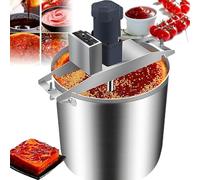 Miscelatore elettrico commerciale per alimenti con miscelatore automatico, albero di miscelazione e raschietto stabile per zuppe da 20 l/30 l/70 l/90 l/150 l, salsa chili, bevande, marmellate e porr