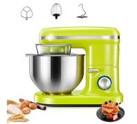 Miscelatore elettrico da 1000 W con testa inclinabile da 5 litri, in acciaio inox, con gancio per impastare K-beater e frusta per cottura e cucina casalinga