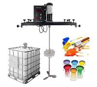 Miscelatore elettrico for serbatoi da 980 W, agitatore for vernici con gancio di supporto, attrezzatura for miscelazione vernici, for agitatore for solvente inchiostro,(C)