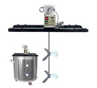 Miscelatore elettrico for vernici, macchina for miscelazione ad alta coppia da 2100 W, agitatore for fusti commerciali da 1 tonnellata e 1000 litri con gancio di supporto