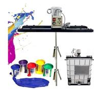 Miscelatore elettrico for vernici, miscelatore elettrico for serbatoi da 2100 W, con gancio di supporto, elica pieghevole, portata telescopica 75~120 cm,