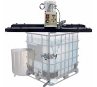 Miscelatore elettrico in acciaio inossidabile da 2100 W per serbatoi IBC, agitatore da 265 galloni con coppia elevata 32 NM, velocità regolabile per applicazioni di dissoluzione e miscelazione