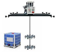 Miscelatore Elettrico Per Cisterne 2100W - Agitatore Per Vernici Commerciale, Velocità Regolabile 200-3000 Giri/min, Reversibile, Supporto Telescopico Per IBC E Fusti(C)