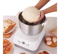 Miscelatore elettrico per impasto, 7 l, in acciaio inox, con timer intelligente e fermentazione termostatica, per cottura casalinga e impasti per pizza