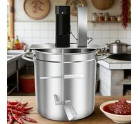 Miscelatore elettrico per liquidi, agitatore in acciaio inossidabile, miscelatore per alimenti commerciale, velocità regolabile, efficiente per la lavorazione del grano, marmellata, salsa e condimento