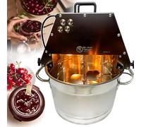 Miscelatore elettrico per marmellate e salse, mescolatore automatico con doppia paletta per mescolare, ventilatore ausiliario e luce per cucinare e preparare cibi