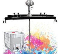 Miscelatore Elettrico per Serbatoi, Miscelatore per Vernice Ibc, Miscelatore Pneumatico Con Staffa, Eli-ca Pieghevole, Con Gancio Di Supporto Per Materiali Di Rivestimento per Vernice Large5Cylinders