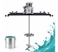 Miscelatore Elettrico Per Serbatoio 2100W - Agitatore IBC Professionale, Velocità 200-3000 Giri/min Regolabile, Rotazione Reversibile, Supporto Allungabile Per Liquidi Densì(D)