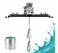 Miscelatore Elettrico Per Serbatoio 2100W - Agitatore IBC Professionale, Velocità 200-3000 Giri/min Regolabile, Rotazione Reversibile, Supporto Allungabile Per Liquidi Densì(A)