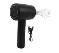 Miscelatore Elettrico per Tinta Chioma Nero Portatile 20w Compatto | Plastica, di Carica 0,3a, per Tinta Crema e Chioma, Kit da Viaggio, Professionale Mobile