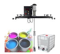 Miscelatore elettrico per vernice da 980 W, agitatore a stelo in acciaio inox da 900 mm, regolabile da 720 a 1200 mm, agitatore per vernice commerciale da 1 tonnellata per solvente di inchiostro. (A)