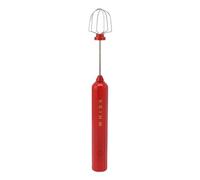 Miscelatore elettrico portatile Miscelatore elettrico manuale Miscelatore manuale Miscelatore manuale da cucina Miscelatore elettrico portatile per Latte Cappuccino Matcha Uovo (Rosso)