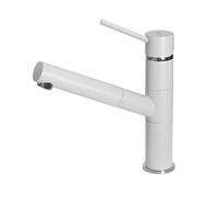 Miscelatore Elleci Doccetta Estraibile Reno G68 Bianco MGKREN68