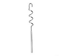 Miscelatore esagonale per trapano 30 mm per pasta spessa (30 cm) | Portata extra lunga 40 cm, miscelazione profonda del contenitore, manipolazione di sostanze spesse, finitura argentata